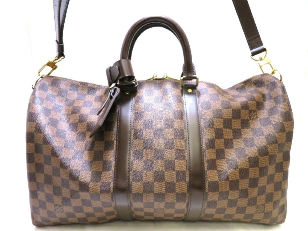 LOUIS VUITTON Keepall Bandouliere Damier